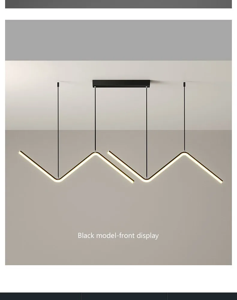 Moderno LED Lámpara Colgante Nodic Oro Araña Colgante Para Tubular Restaurante Cocina Oficina Café Interior Lámparas Decorativas