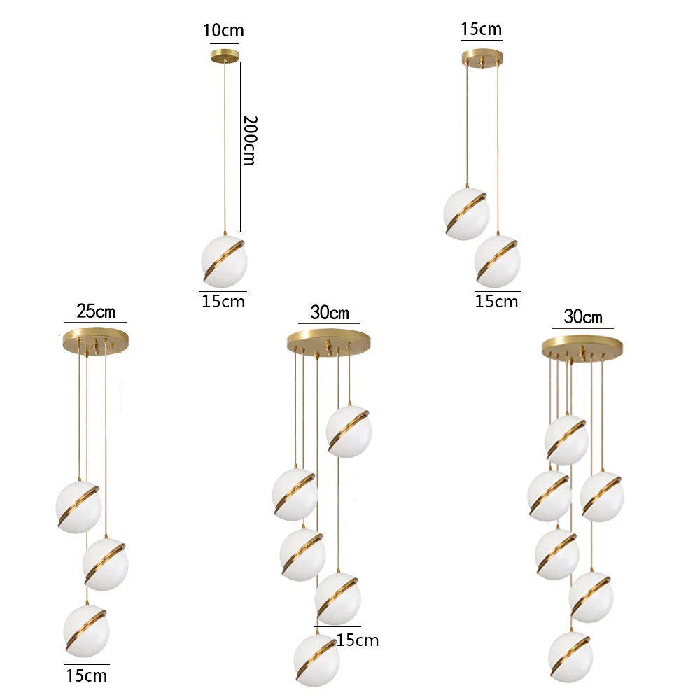 مصباح معلق بجانب السرير في الشمال مصباح معلق على شكل كرة بيضاء فقاعة LED مصابيح معلقة في المطبخ غرفة المعيشة مطعم غرفة نوم غرفة نوم معلقة تركيبات